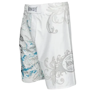 Windy White Skull MMA Shorts