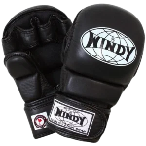 Windy MMA Hybrid Gloves - Black